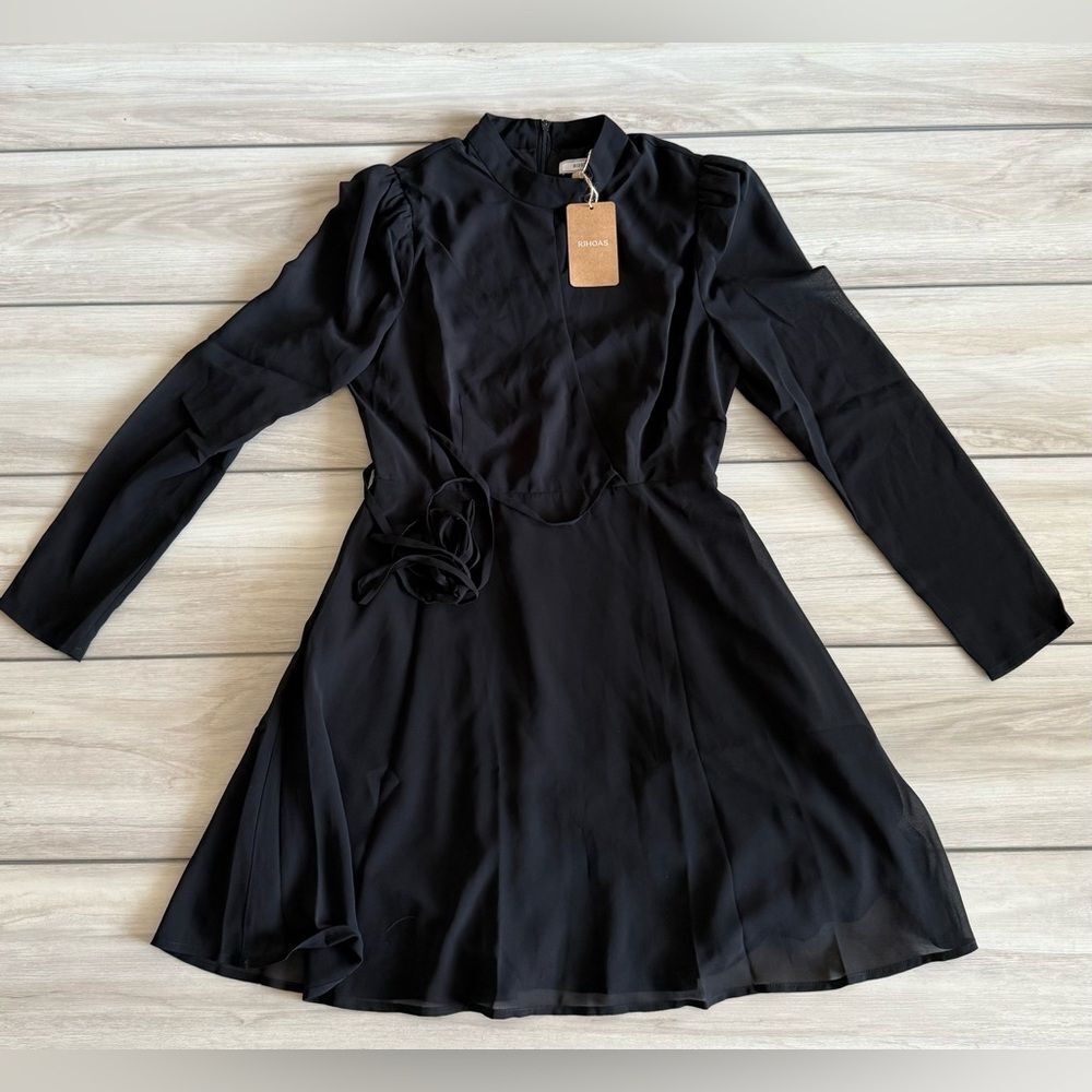 RIHOAS Mini Dress Black Small NWT IN PACKAGE